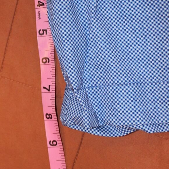 NWT Construct Stretch Blue Print Men Shorts Size 34 - Picture 15 of 16